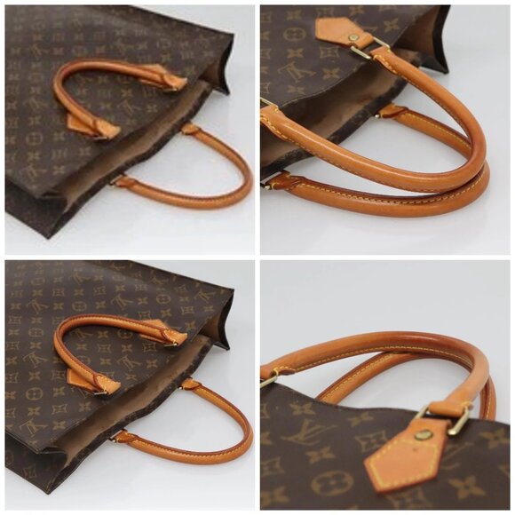 LOUIS VUITTON Monogram Sac Plat Hand Bag M51140 LV Auth 139486 - Picture 16 of 16